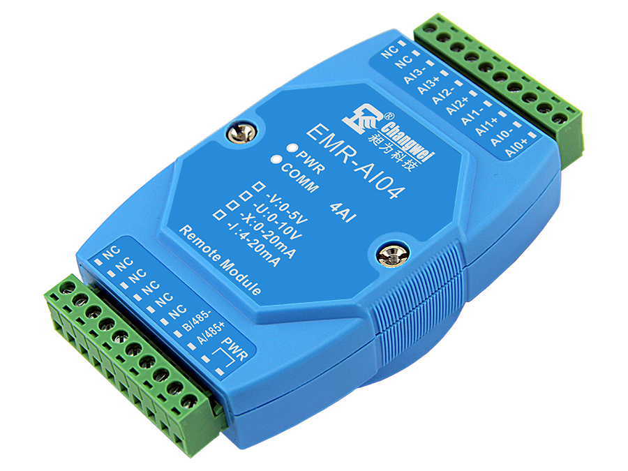 EMR-AI04系列四路模擬量輸入信號采集模塊 0-5V/0-10V/0-20mA/4-20mA