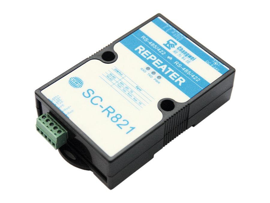 SC-R821 全隔離 RS485/422 總線延長(zhǎng) 信號(hào)中繼放大串口轉(zhuǎn)換器