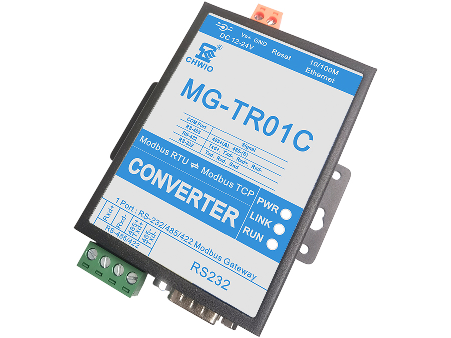 MG-TR01C工業(yè)級RS232/485/422單串口Modbus網(wǎng)關(guān) Modbus RTU和Modbus TCP協(xié)議轉(zhuǎn)換器串口服務(wù)器