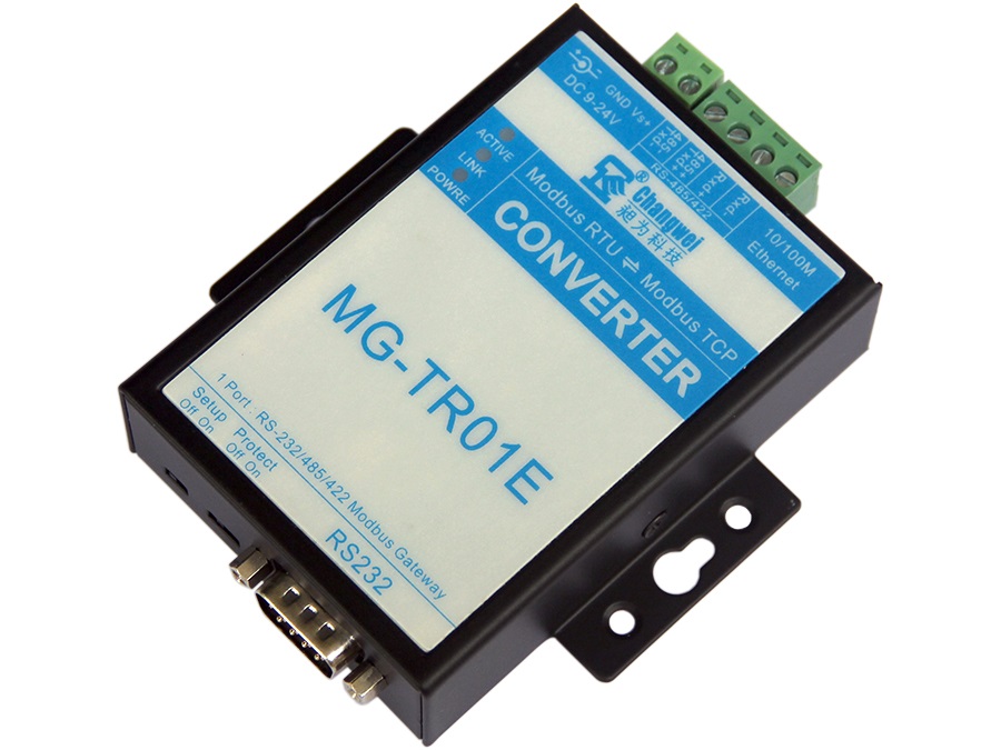 MG-TR01E工業(yè)級RS232/485/422單串口Modbus網(wǎng)關(guān) Modbus RTU和Modbus TCP協(xié)議轉(zhuǎn)換器